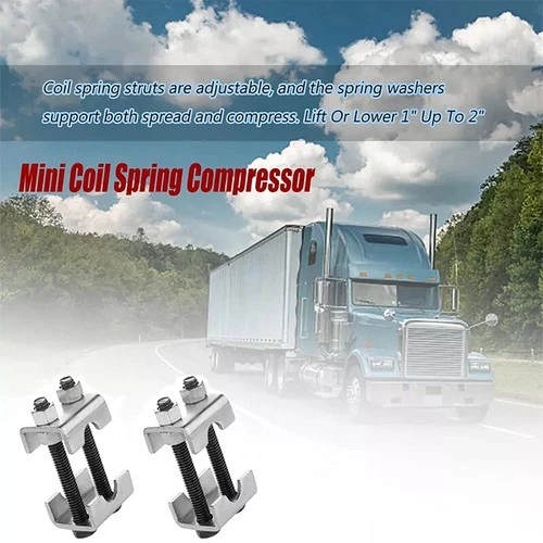 4pcs 2-Way Adjustable Lift Or Lower Spring Spacer Coil Spring Compressor Set - Imagen 5 de 13