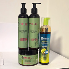 Mielle Rosemary Mint Daily Styling Creme Set of 2  Masque  Anti-Frizz Mousse