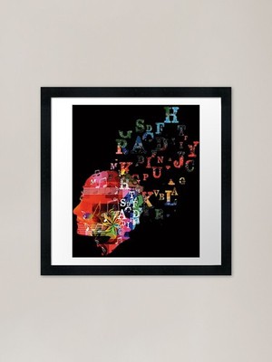 Lieder Schriftsteller Gerahmter Kunstdruck Gerahmtes Wandbild Poster Leinwanddruck Bild
