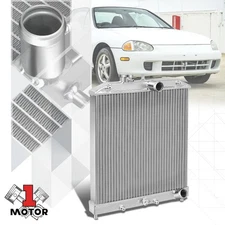 Aluminum 2 Row Performance Radiator for 92-00 Civic/Del Sol/94-01 Integra Manual