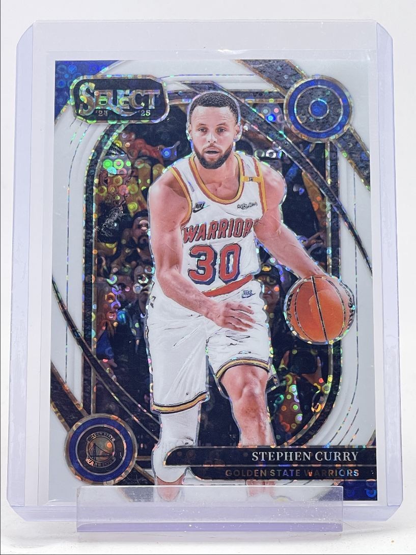 STEPHEN CURRY 2024-25 SELECT COURTSIDE WHITE DISCO PRIZM WARRIORS /75 Q5540