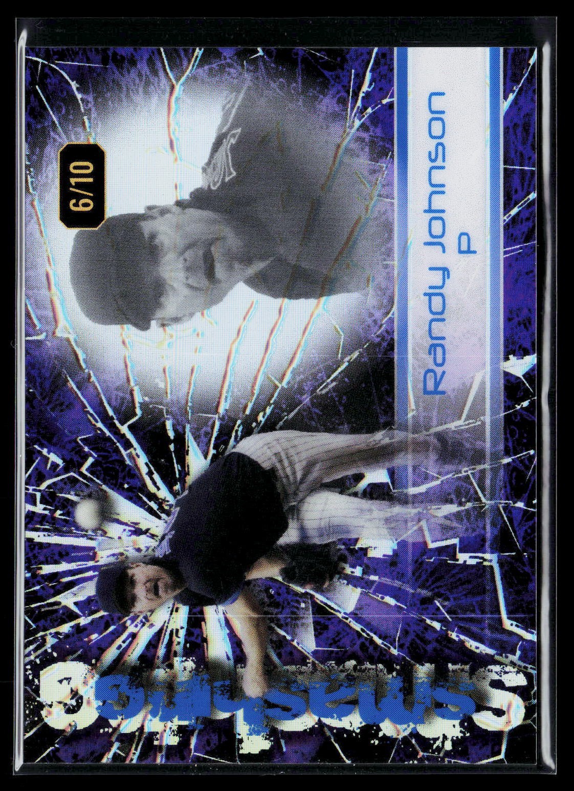 2024 Wild Card Alumination - Randy Johnson #6/10 Smashing Rainbow Purple HOF