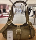 Coach Drifter Shoulder Bag 31 Muted Olive CFM45, Leather Gold Hardware Iconic