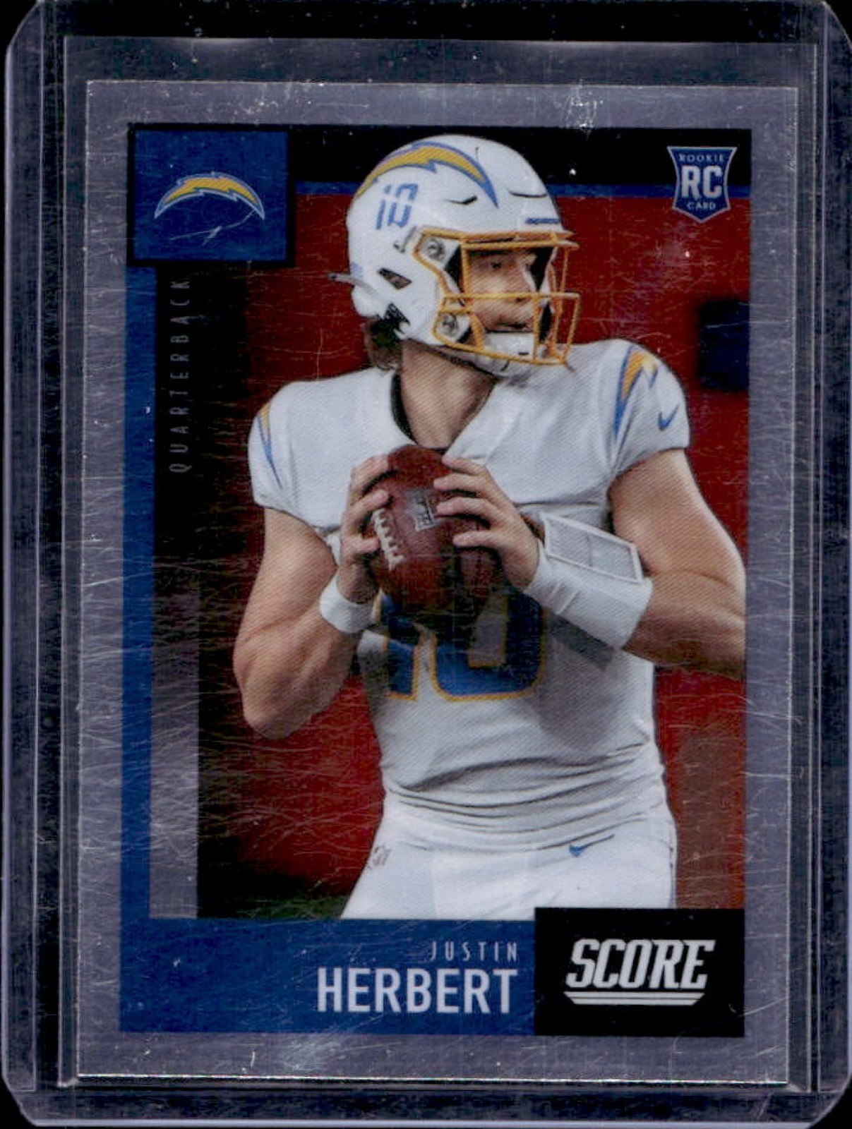 2020 Chronicles Justin Herbert Score Update Rookies RC #443 Chargers