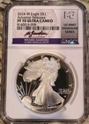 Photo of a 2024-W American Silver Eagle Proof from an eBay listing that sold on Jul 19, 2026