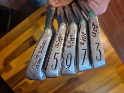 Vtg Wilson Sam Snead Champ Logo Irons 3,5,7,9 PW Iron Clubs Greenbrier Hotel Pro