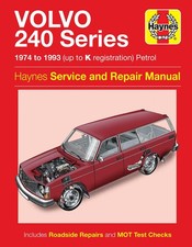 Volvo 240 Series Petrol (1974-1993) Haynes Repair Manual