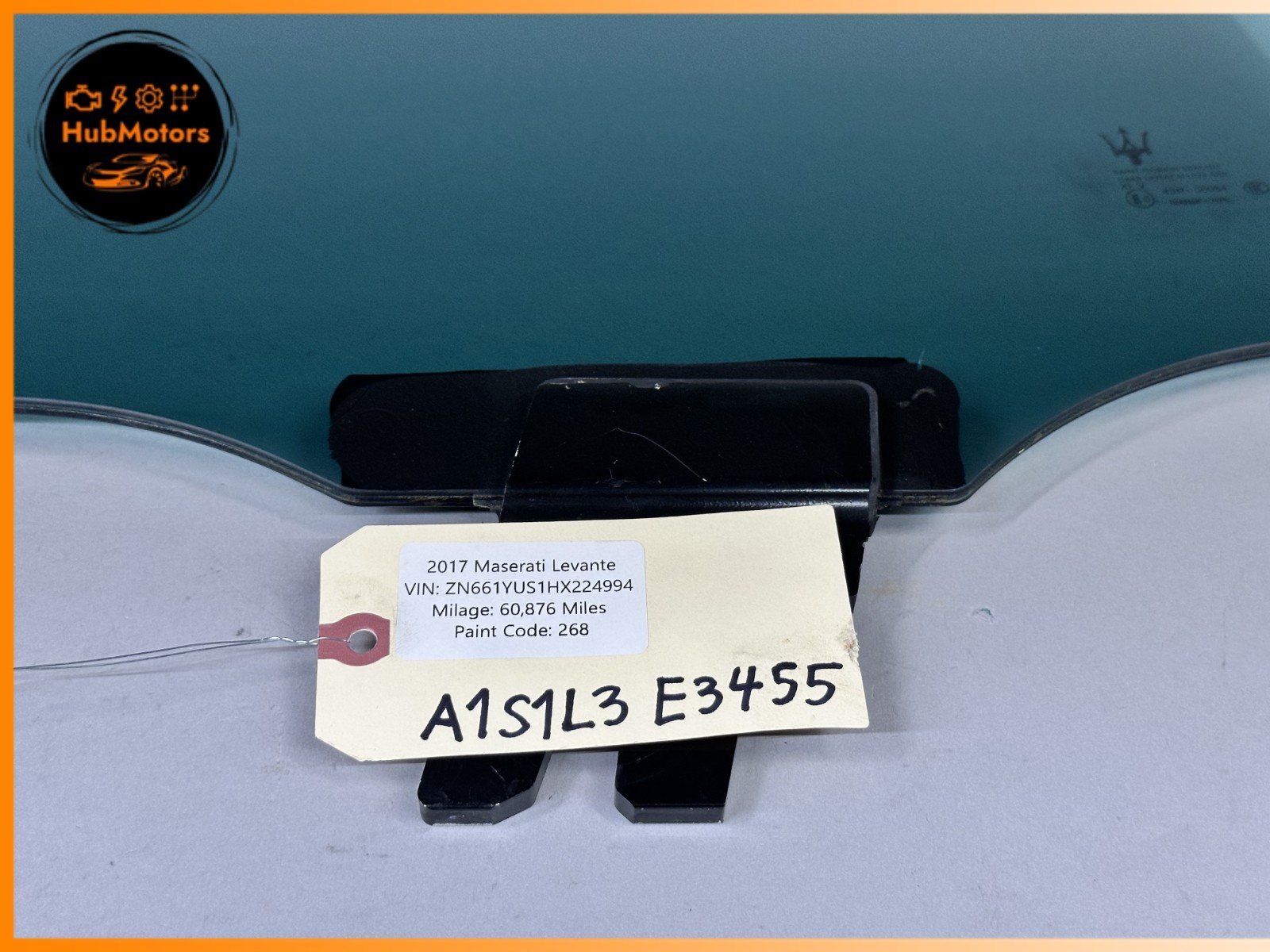 Maserati Levante 2017-2024 Rear Left Door glass