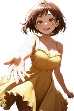 Ochaco Uraraka sunflower field Vinyl Car Decal Sticker 7" Weatherproof