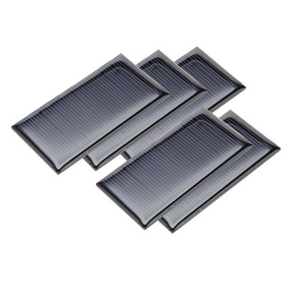 5 Pcs 5V 60mA Poly Mini Solar Cell Panel Module DIY 68mm x 37mm