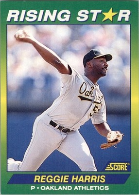 1992 Score 100 Rising Stars #48 Reggie Harris - BB