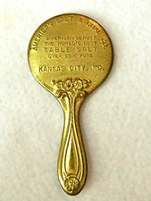 Vintage AMERICAN SALT & COAL CO. Advertising Pocket Mirror-American Beauty Salt