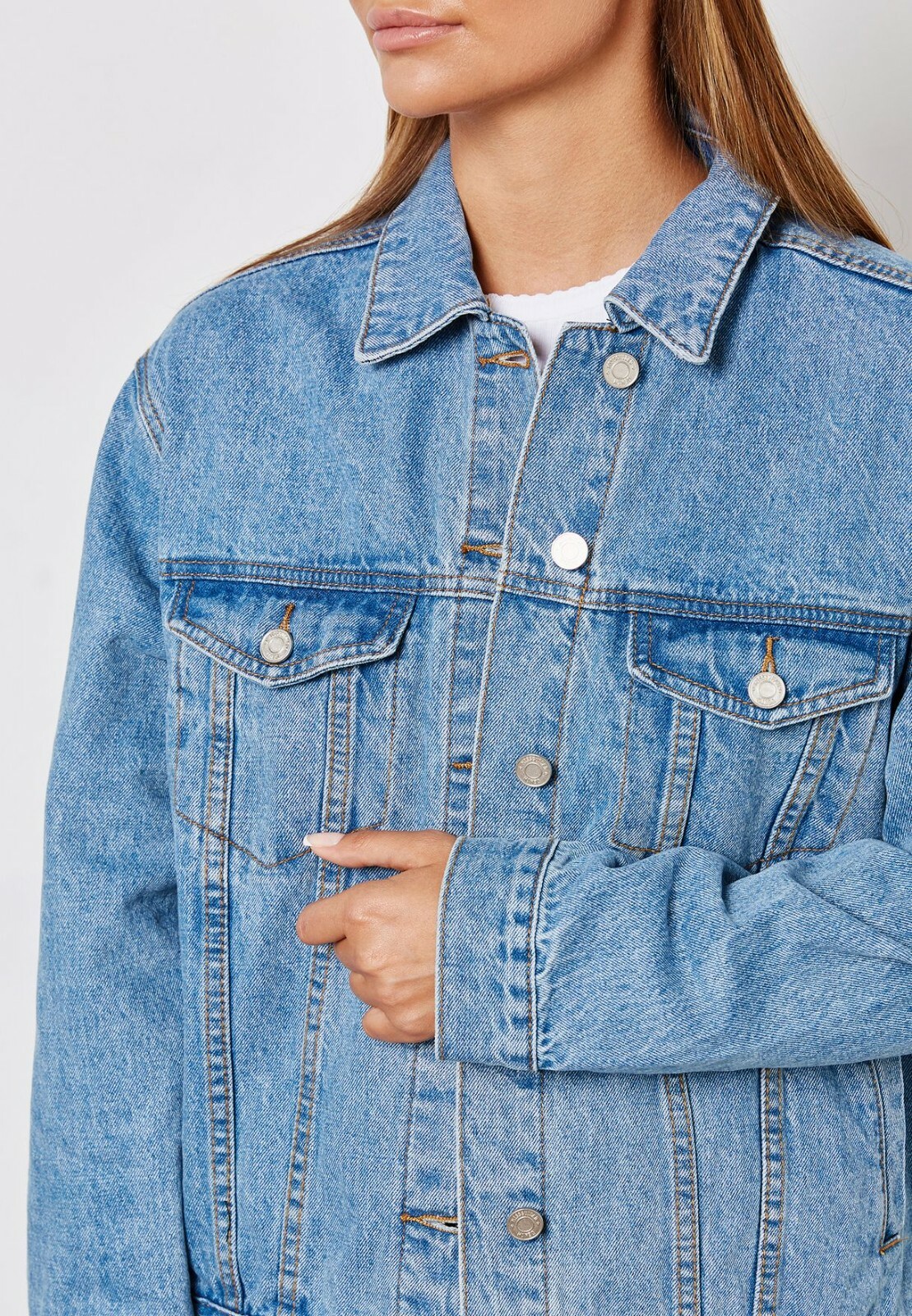 Missguided Oversized Denim Jacket in 