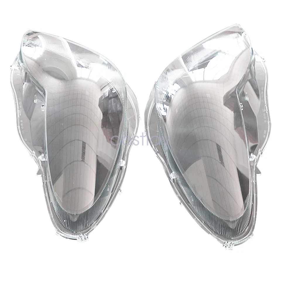 For 2006-2011 Mercedes Benz W219 CLS350 CLS500 CLS550 2Pcs Headlight Lens Cover - Image 2 of 4