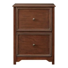 Bradstone 2 Drawer Walnut File Cabinet