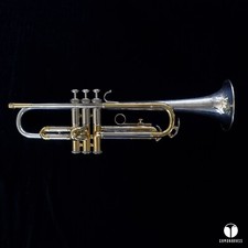 F.E. Reynolds 50 Sterling Silver bell trumpet engraved mouthpiece gamonbrass