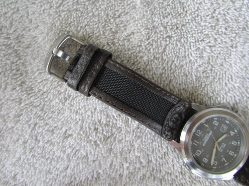 Timex Men's 40mm T40091 Expedition Watch Brown Strap - Indiglo -Date - Picture 12 of 17