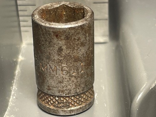 RARE "MUSTANG 11/32" 1/4drive 6pt Socket - Picture 2 of 4