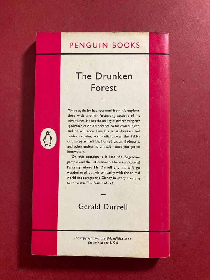 The Drunken Forest by Gerald Durrell, Penguin 1965, Illustrated, VG Condition - Image 2 of 4