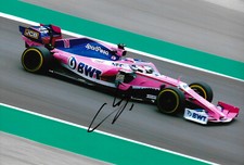 Sergio Perez "SportPesa Racing 2019" autograph signed 20x30 cm picture