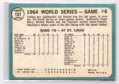 1965 Topps Baseball Singles (1-598) PICK YOUR OWN (EX-Poor) - Picture 108 of 220