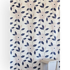 Vorhang Dekoschal Gardine Maßanfertigung – Wählbare Höhe 80-300 cm NIELLA BLAU