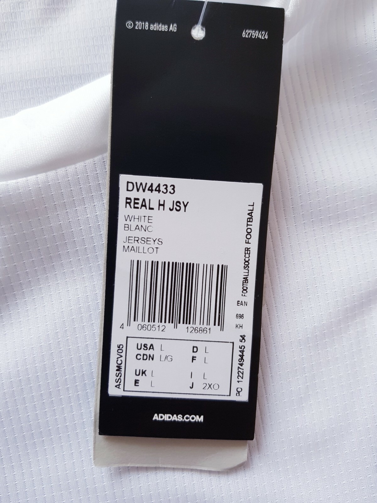 Real Madrid Jersey 2019 Home Size XS Shirt adidas DW4433 Ig93 for sale  online | eBay