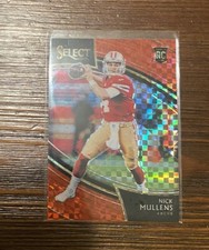 NICK MULLENS 2018 PANINI SELECT FIELD LEVEL RED PRIZM ROOKIE RC #D /49