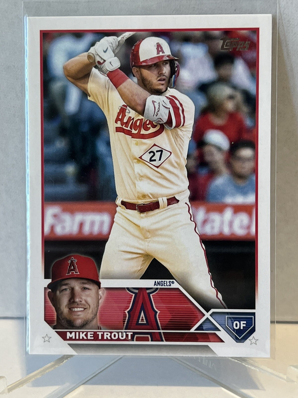 2023 Topps Series 1 - #27 Mike Trout Los Angeles Angels