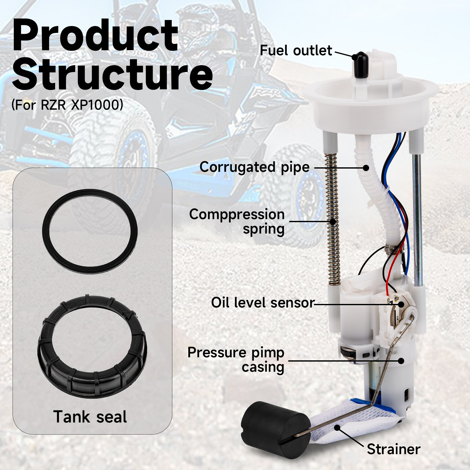Pompe à Essence Polaris Rzr 1000 Xp - Foto 5