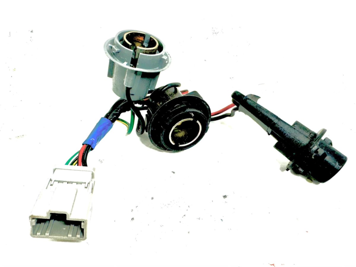 92-95 Honda Civic Rear Outer Tail Light Bulb Sub Harness Wiring
