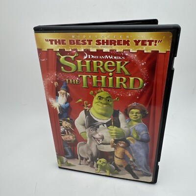 Shrek the Third DVD Animated Movie Dreamworks D2