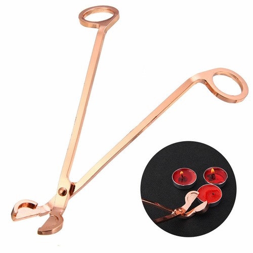 Rose gold Candle Wick Trimmer Scissors Stainless Steel Candle Cutter Snuffers AU - Picture 5 of 12