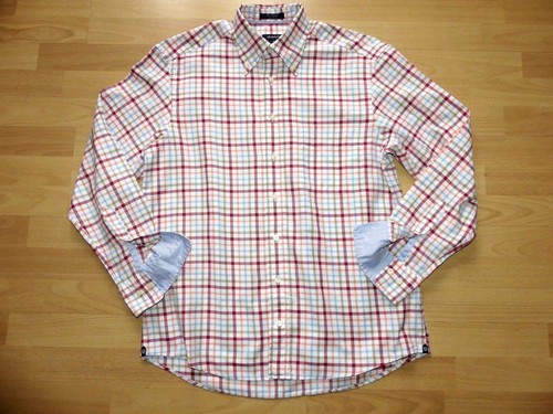 m Gr Fit Gant Kariert Langarm Herren Top Ohio Regular Zustand Hemd Oxford w06xqY0