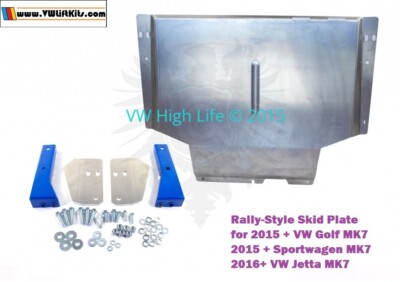 The Ultimate Rally Style Skid Plate for VW GOLF SPORTWAGEN JETTA WAGON MK7 2015+