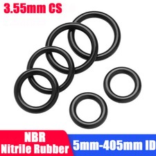 3.55mm Cross Section O Rings NBR Nitrile Rubber 5mm-405mm ID Oil Resistant Seals