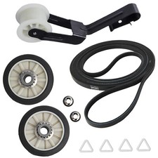 Amana NED4655EW1 Dryer Repair Kit Maintenance Belt Pulley Rollers