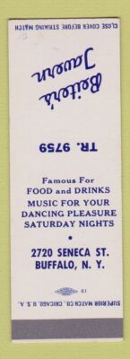 Matchbook Cover - Beiter's Tavern Buffalo NY SAMPLE