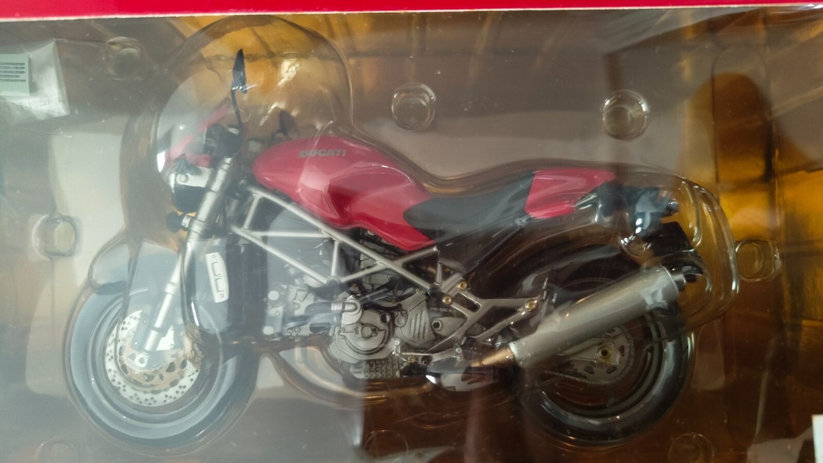 1/12 Ducati Monster x 3 Red, Yellow, Black Minichamps new factory