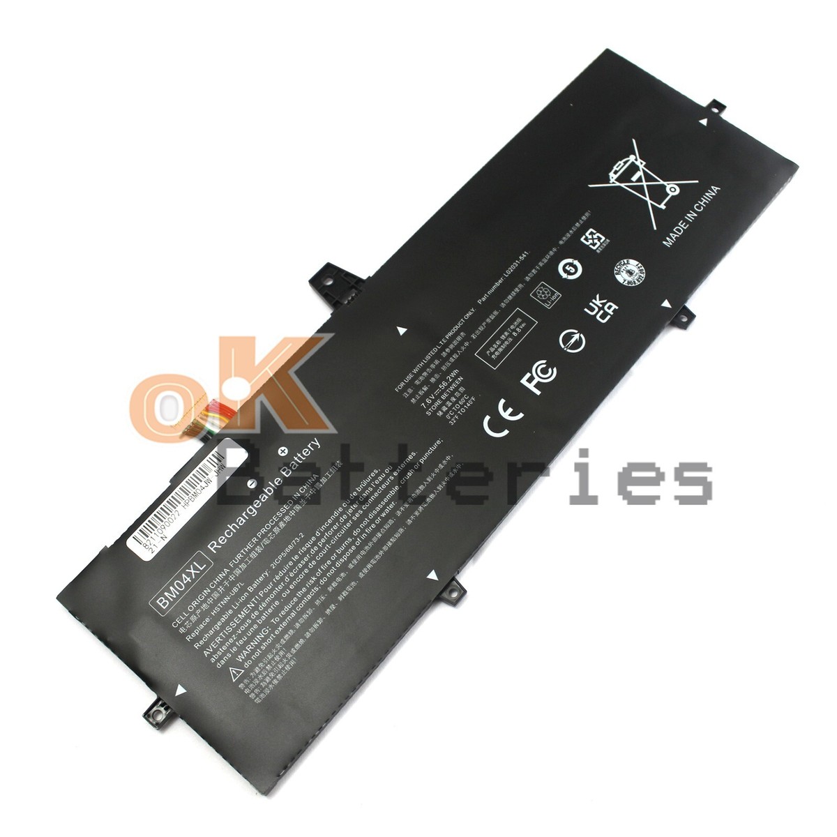 BM04XL Battery for HP EliteBook x360 1030 G3 L02031-2C1 L02031-541 L02475-855 BM04XL Battery for HP EliteBook x360 1030 G3 L02031-2C1 L02031-541 L02475-855