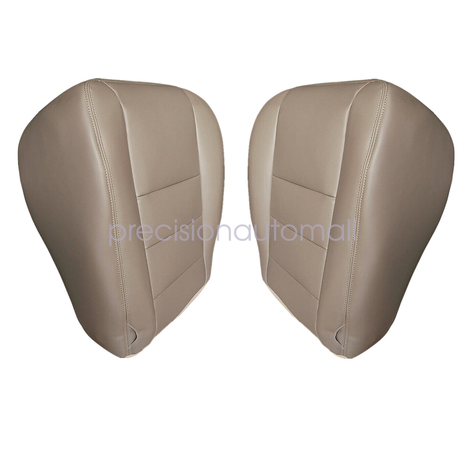 Driver & Passenger Bottom Seat Cover Tan & Foam Pad For 2002-2007 Ford F250 F350