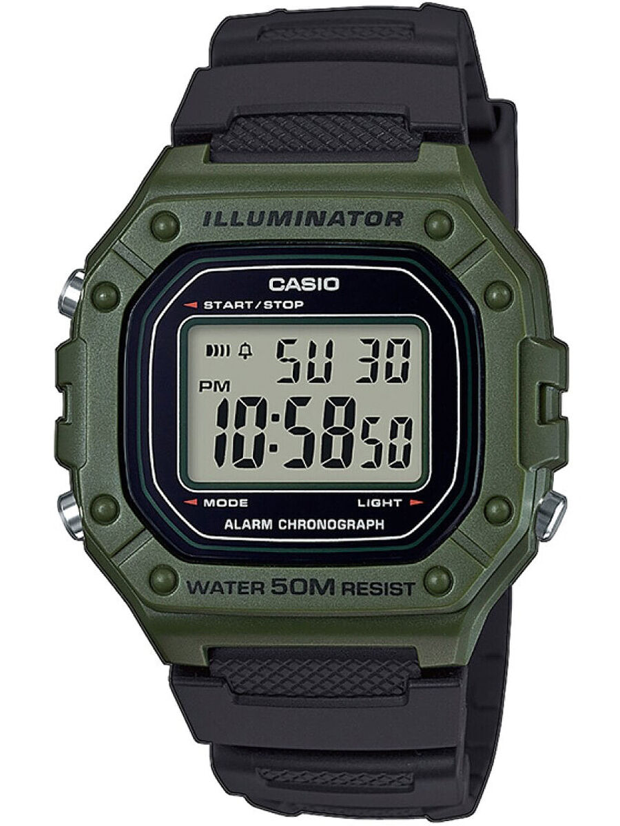 Casio W 218H 3AVEF Collection 43mm 5ATM Men s Watch
