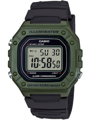 Casio W-218H-3AVEF Collection Herrenuhr 43mm 5ATM