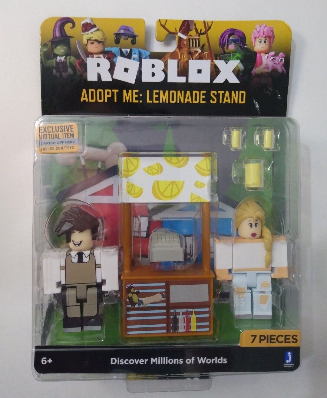 Roblox - 2 Bonecos De 7cm - Adopt Me: Lemonade Stand