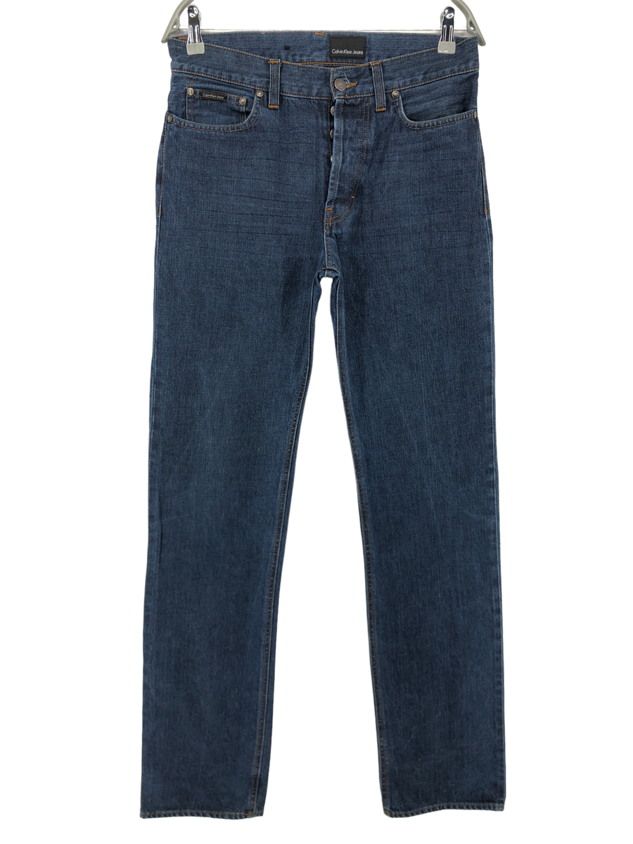 Vintage Calvin Klein Jeans Herren Regelmäßige Gerade Jeans Größe 