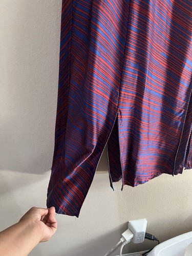 Vestido midi de seda sin mangas cuello en V envolvente DVF Diane Von Furstenberg talla 0 - Imagen 3 de 6