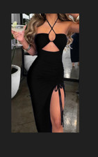 Sexy Dress, Black One Size, Sexy, Extravagant