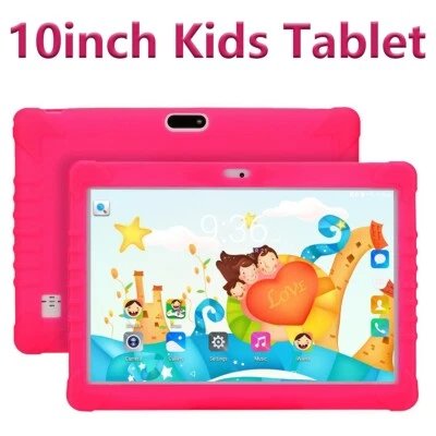 IMESHBEAN 64GB 10inch Tablet Android 9 Kids HD PC Deca core Dual Cameras WiFi Bundle Case