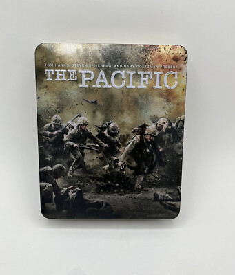 The Pacific (6-Disc Blu-Ray Set 2010) Metal Tin Case - 10 Part HBO Mini Series -