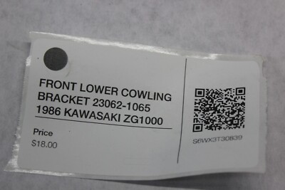 FRONT LOWER COWLING BRACKET 23062-1065 1986 KAWASAKI ZG1000 | eBay